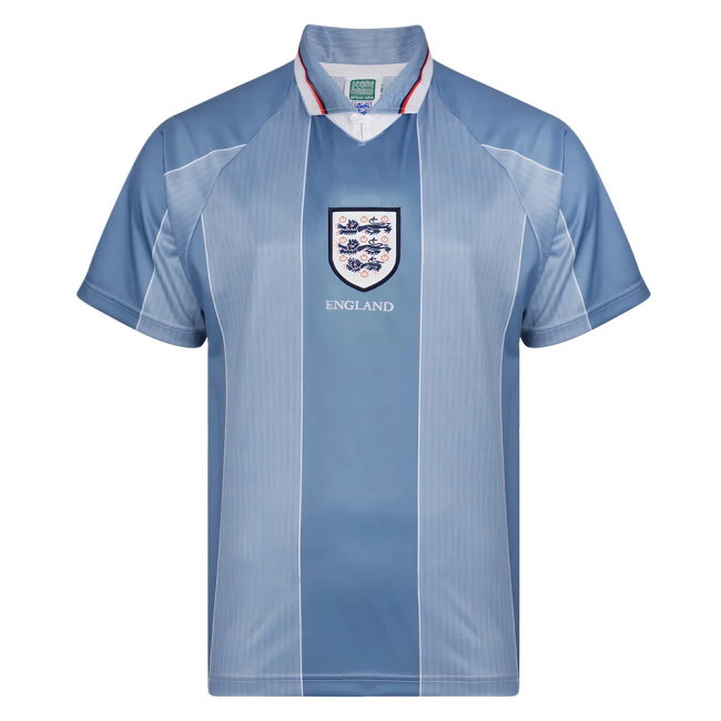 Score Draw England 1996 Away Euro Championship Retro Football Shirt (OWEN 10)-SoccerKits Hub | Buy Soccer Jerseys Online